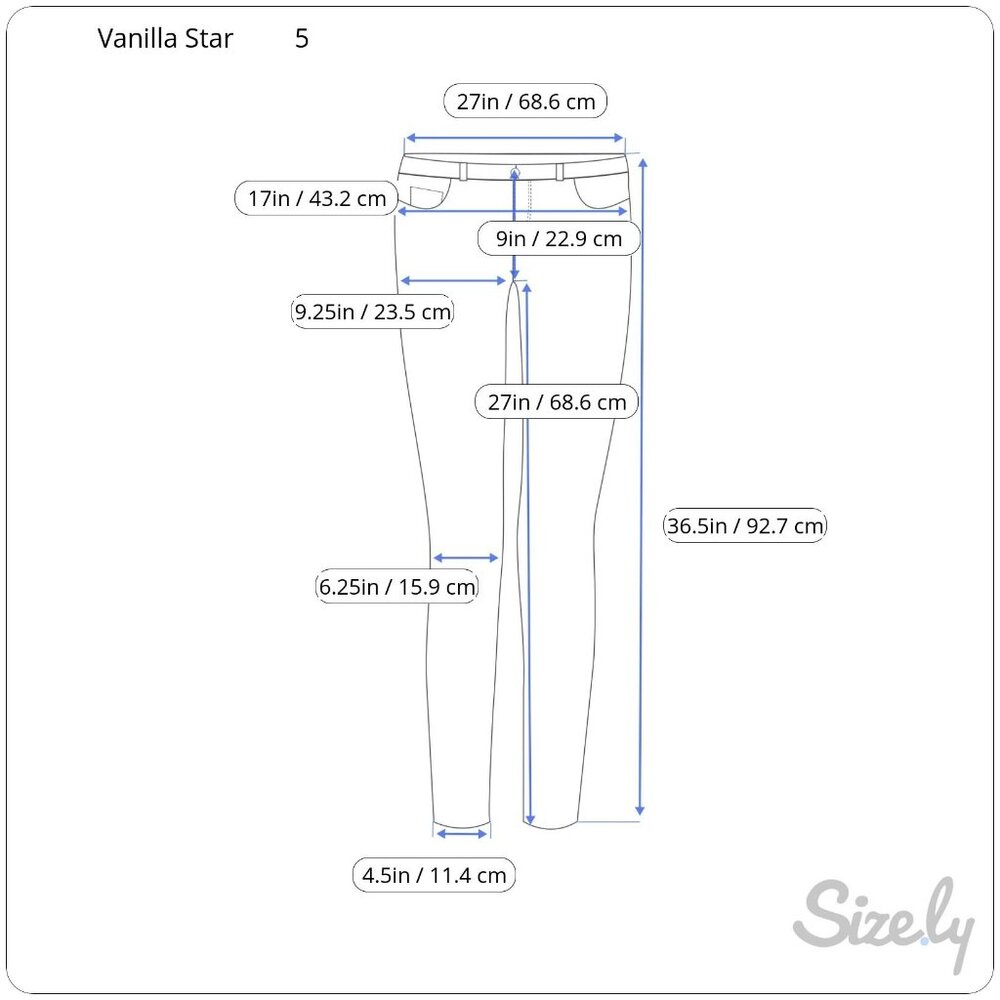 Vanilla Star Women's Mid Rise Skinny Jeans Size 5 NWT - Picture 7 of 7